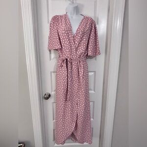Faux Wrap Dress